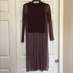 Zara size S high low top